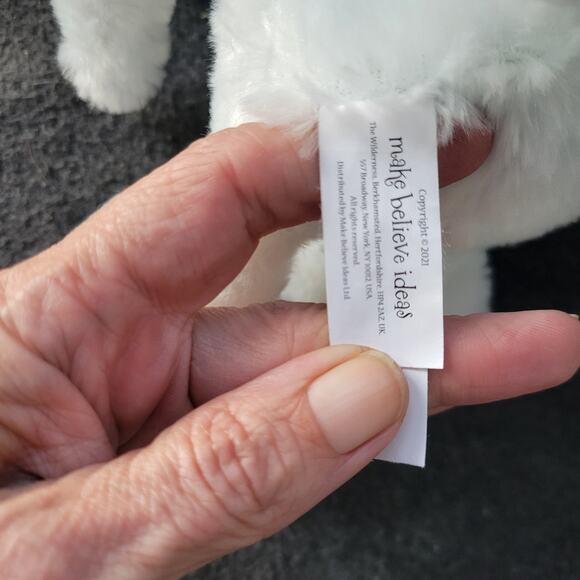 Make Believe Ideas Sensory Snuggables Elephant Plush Rattle Crinkle w/Tabs Lovey - Picture 5 of 5